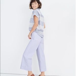 SOLD Madewell Wide Leg Crop Tall Lavender